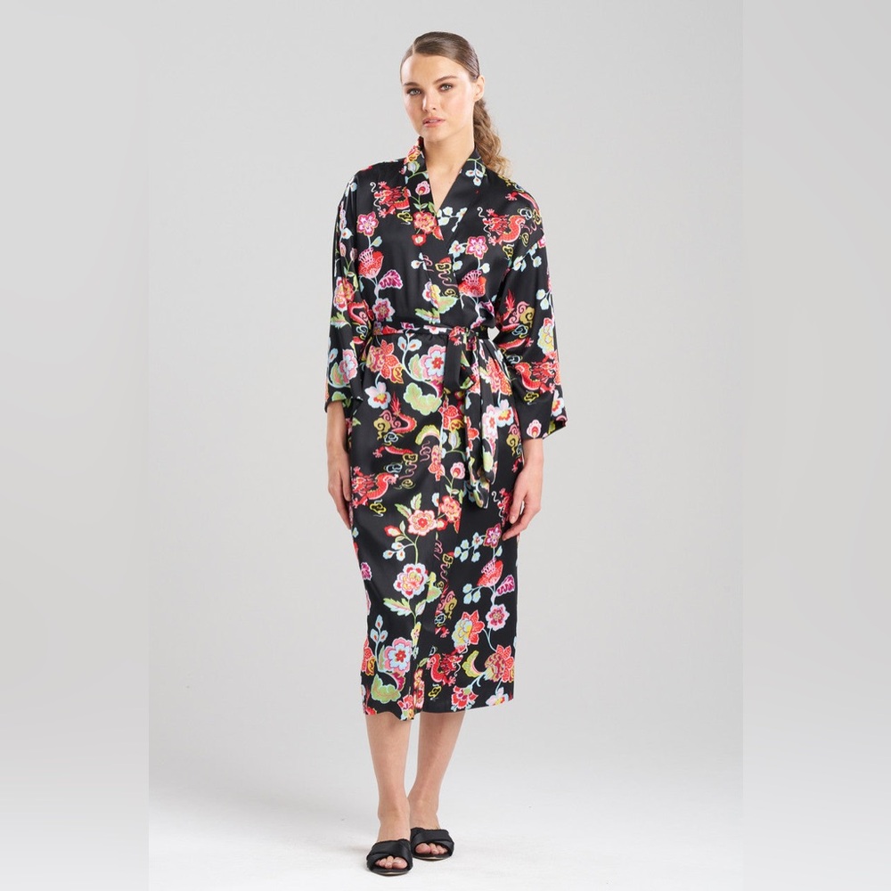 NATORI Fleur Dragon Robe Sz XL